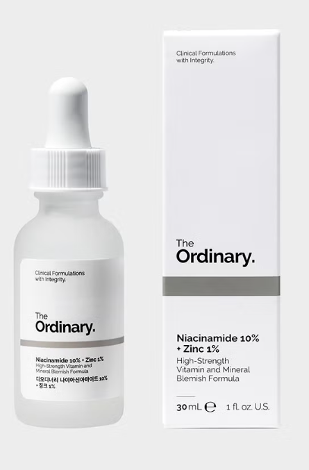 سيروم وجه يحتوي على نياسيناميد 10% وزنك 1%