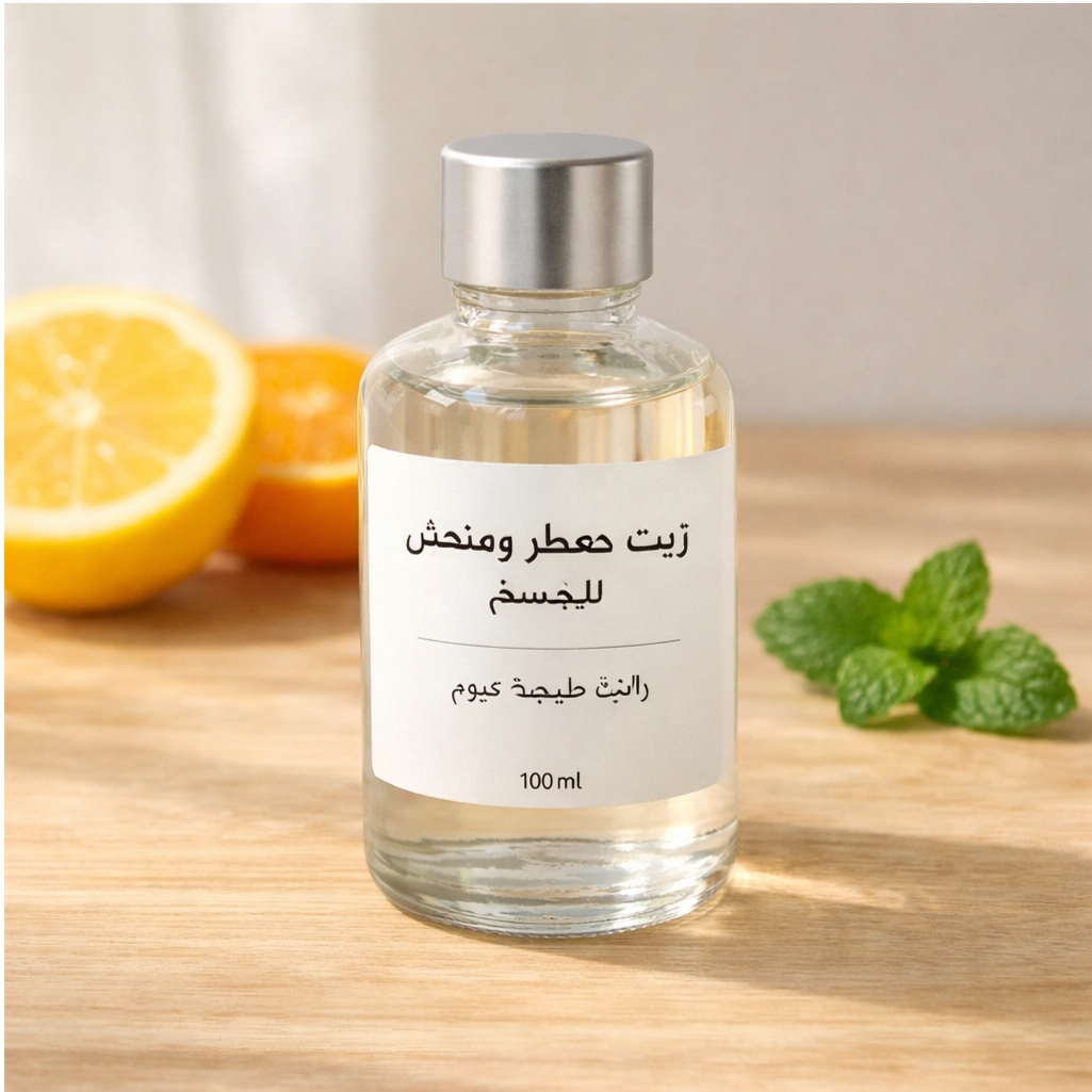 زيت معطر ومنعش للجسم
