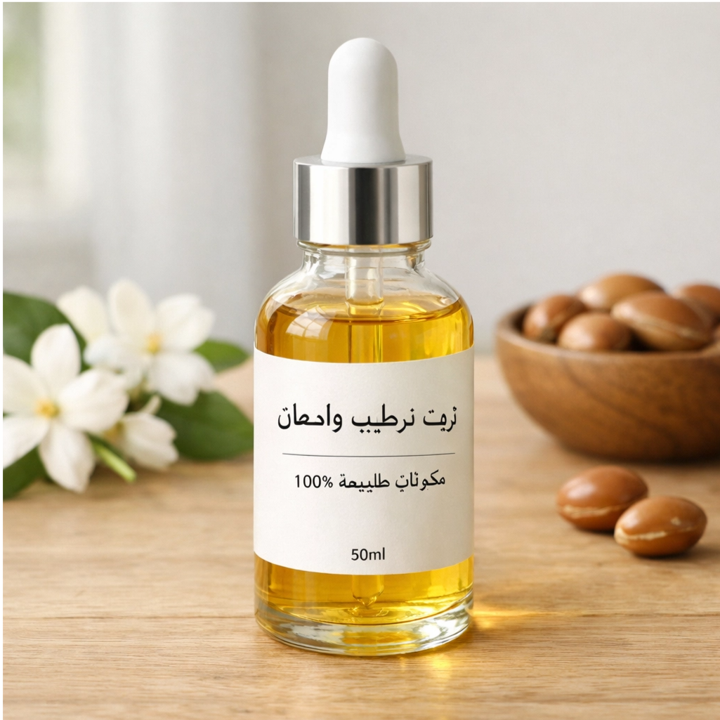 زيت ترطيب ولمعان للشعر
